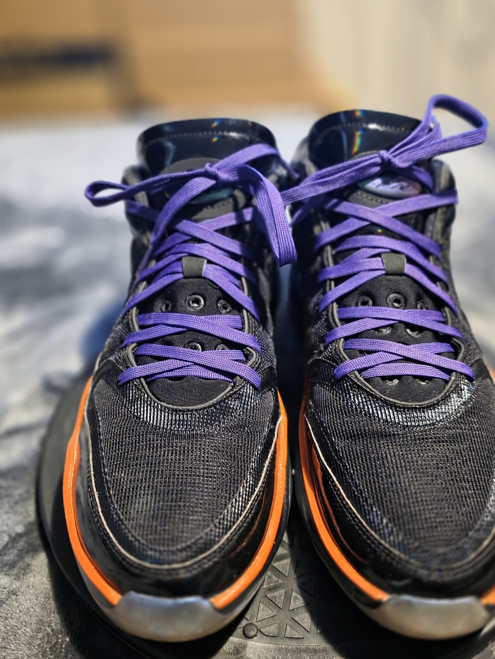 Nike Air Zoom G.T. "Greater Than" Series. Black, with Orange Trim